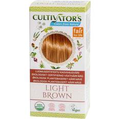 Cultivators Økologisk & vegansk henna hårfarve Light Brown 100g