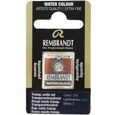 Rembrandt akvarelfarve half pan – Transparent Oxide Red 378