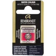 Rembrandt akvarelfarve half pan – Cadmium Red Deep 306