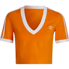 32 - Dame - Orange T-shirts & Toppe adidas Women's Originals Adicolor Classics Crop Top - Orange