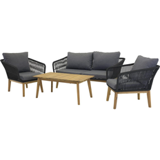 Aluminium/Metal/Stål Havemøbel Venture Design Chania Loungesæt, 1 borde inkl. 2 stole & 1 sofaer