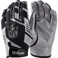 Wilson NFL Stretch Fit Receivers Glove - Black/Silver
