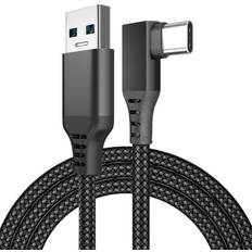 USB A-USB C - USB-kabel Kabler INF Oculus Quest 2 USB A - USB C Angled M-M 5m