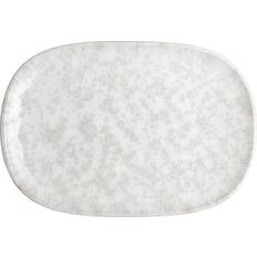 Godkendt til frost - Plast Serveringsfade & Bakker Denby Modus Marble 17,5x26 cm Hvid Serveringsfad
