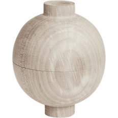 Kristina Dam Studio Wooden Sphere, Egetræ Dekorationsfigur 15cm