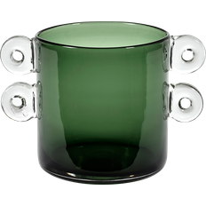 Serax Grøn Brugskunst Serax Wind & Fire med hank 18 cm Dark green Vase