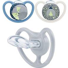 Nuk Sutter Nuk Space Night Soother 6-18m 2-pack