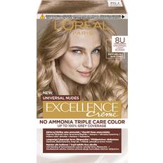 L'Oréal Paris Permanente hårfarver L'Oréal Paris Excellence Universal Nudes 8U Universal Light Blonde 192ml