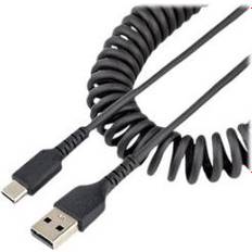 Spiral - USB-kabel Kabler StarTech Coiled USB A-USB C 0.5m