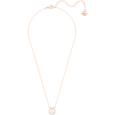 Swarovski Bella V Pendant Necklace - Rose Gold/Transparent