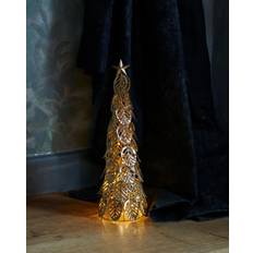 Sirius Sølv Dekorationer Sirius Kirstine Træ H 43 Cm Guld Juletræ