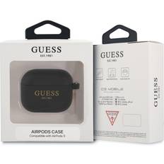 Tilbehør til høretelefoner Guess Silikone 4G Charm Cover (AirPods 3) Sort