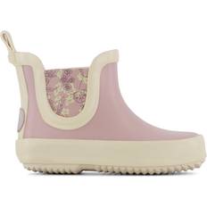 Wheat Beta Rubber Boot - Rose Flowers