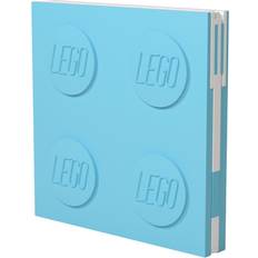 Lego Plastlegetøj Kreativitet & Hobby Lego SKOLEUDSTYR Locking Note Book, Azur With gel pen hos Magasin Blå