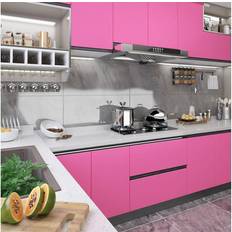 VidaXL Pink Dekorationer vidaXL Selvklæbende folie til møbler 500x90 cm PVC pink højglans Dekorativ plast