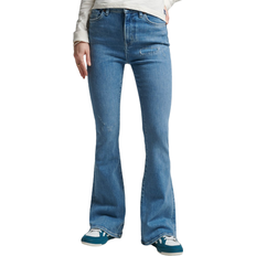 Superdry 28 Jeans Superdry High Rise Skinny Flare Jeans - Light Blue