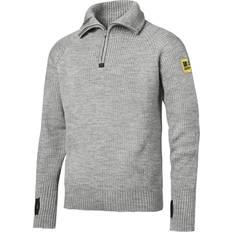Grøn - Høj krave - S Overdele Snickers Workwear 2905 Sweater