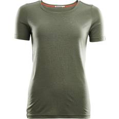 48 - Dame - XXL T-shirts Aclima Lightwool T-shirt - Ranger Green