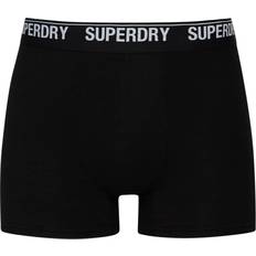 Superdry Elastan/Lycra/Spandex - Grøn Undertøj Superdry Sport Boxers triple pakke (3par) Black/Olive/Grey Marl