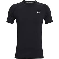 Under Armour Denimjakker - Herre - M T-shirts & Toppe Under Armour HeatGear Fitted T-shirt - Black/White