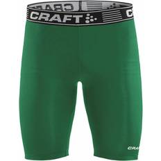 Grøn - Herre - XXL Tights Craft Sportswear Pro Control Compression Short Tights Unisex - Green