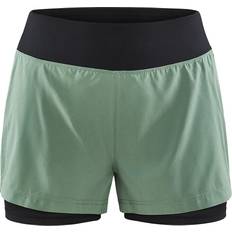 Dame - Slids - XL Shorts Craft Sportswear ADV Essence 2-in-1 Shorts W - Green