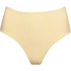 Dame - Gul - Stribede Bikinier Superdry High Waisted Bikini Bottoms - Yellow