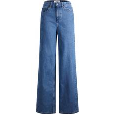 Jack & Jones 32 - Blå Bukser & Shorts Jack & Jones Tokyo Wide High Waist Jeans - Medium Blue Denim