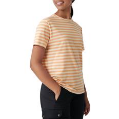 Fjällräven Dame - XL T-shirts Fjällräven Women's Striped T-Shirt Landsort Pink-Chalk