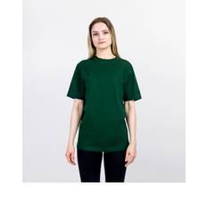 Økologisk t-shirt, oversized, herre, burgundy
