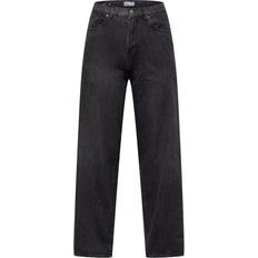 Urban Classics 32 Bukser & Shorts Urban Classics High Waist 90s Wide Leg Denim Jeans - Black