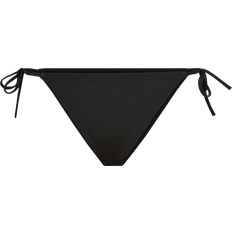 M - Sort Bikinitrusser Calvin Klein Underwear Bikiniunderdel String Side Tie Cheeky Bikini