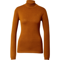 Urban Classics Polokrave Sweatere Urban Classics Ladies Basic Turtleneck Sweater - Toffee