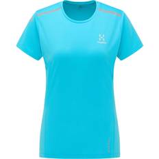 Haglöfs Pink T-shirts & Toppe Haglöfs L.I.M Tech Tee Women - Maui Blue