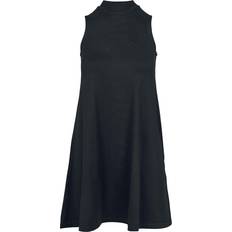 Urban Classics 42 Kjoler Urban Classics Ladies A-Line Turtleneck Dress - Black