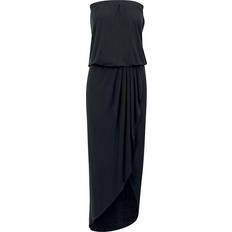 Urban Classics Viskose Tøj Urban Classics Ladies Viscose Bandeau Dress - Black