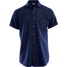 Blå - Uld T-shirts Aclima Leisure Wool Short Sleeve Shirt M - Navy