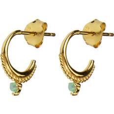 Hultquist Daria Earrings - Gold/Opal