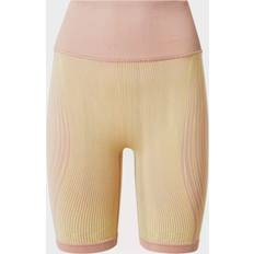 Dame - Gul - S Shorts Nike Yoga ADV Dri-FIT Lyserøde højtaljede booty-shorts Lyserød
