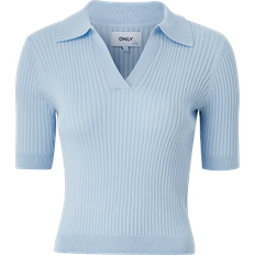 Only Cashmere Nimone Short Sleeved Polo Knitted Pullover