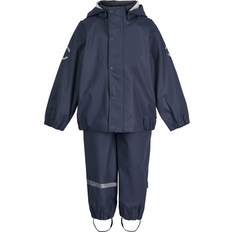 Mikk-Line 146 - Piger Regnsæt Mikk-Line Rainwear Jacket And Pants - Blue Nights (33144)