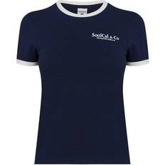 SoulCal 12 Tøj SoulCal Embroidered Ringer T Shirt Womens