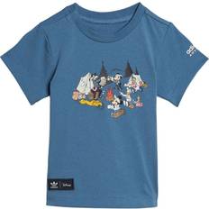 Adidas 62 Overdele adidas Disney Mickey and Friends T-Shirt - Altered Blue (HK9777)
