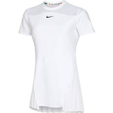 Hvid - Tennis Jakker Nike Court Dri-FIT Slam Women's Tennis Dress