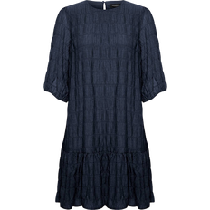 Blå - Dame - Flæse - Korte kjoler Soaked in Luxury Charlotta Swing Dress - India Ink