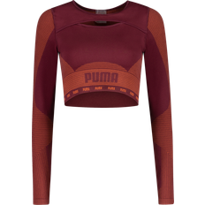 Puma Cut-Out - Sort T-shirts & Toppe Puma Formknit Seamless Long Sleeve Women's Training Tee