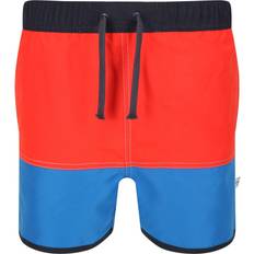 Regatta UV-beskyttelse Børnetøj Regatta Kid's Sergio Swim Shorts - Fiery Red/Imperial Blue (RKM024_MWI)