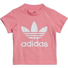 Adidas 62 Overdele adidas Infant Trefoil T-shirt - Bliss Pink (HK7502)