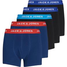 Jack & Jones Blå Undertøj Jack & Jones Jachuey Trunks Pack Noos JNR 140 Underbukser hos Magasin Black/black