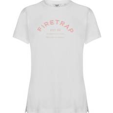 Firetrap 18 Overdele Firetrap Logo Boyfriend T-Shirt